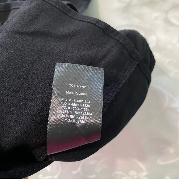 Aritzia Talula Marcilly Black Smocked Off Shoulder Blouse - Picture 8 of 10